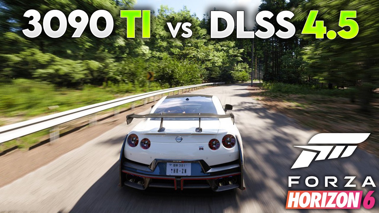 RTX 3090 Ti vs DLSS 4.5 in Forza Horizon 6 (1080p, 1440p, 4K & 8K Extreme + RT)