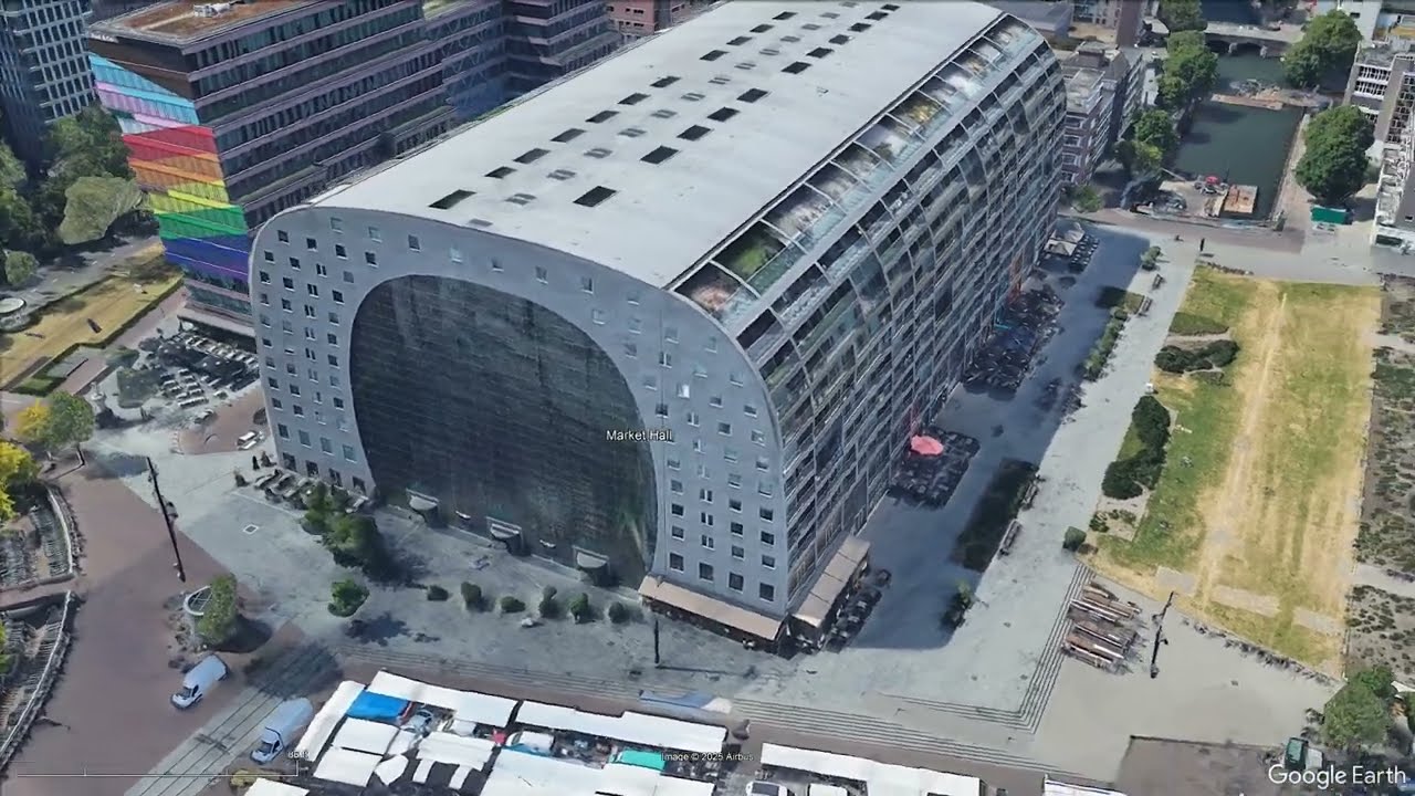 History of the Markthal (Market Hall) in Rotterdam in 3 Minutes