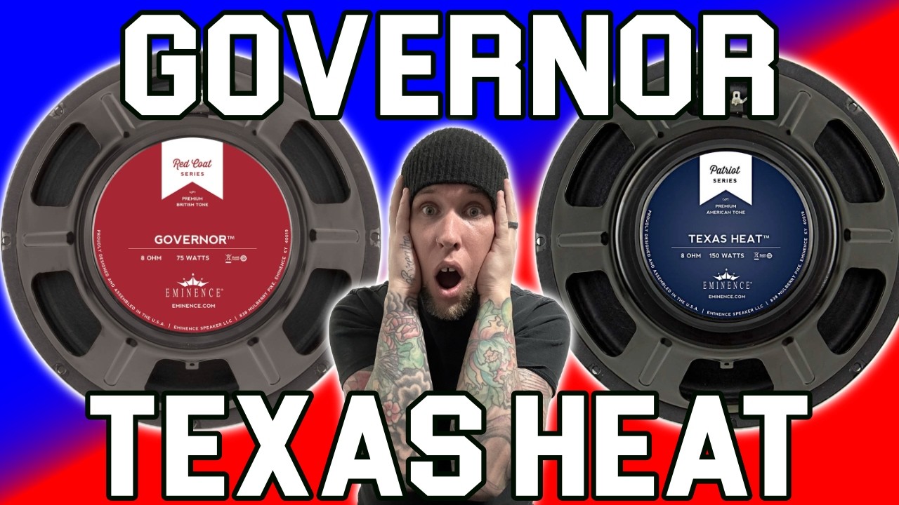 EMINENCE TEXAS HEAT против EMINENCE GOVERNOR — ДЕМОНСТРАЦИЯ ГИТАРНОГО КОЛОНКА