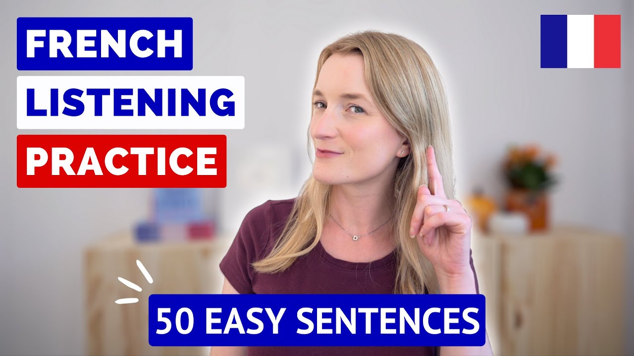 NEW French Listening Practice | 50 EASY French Sentences | October