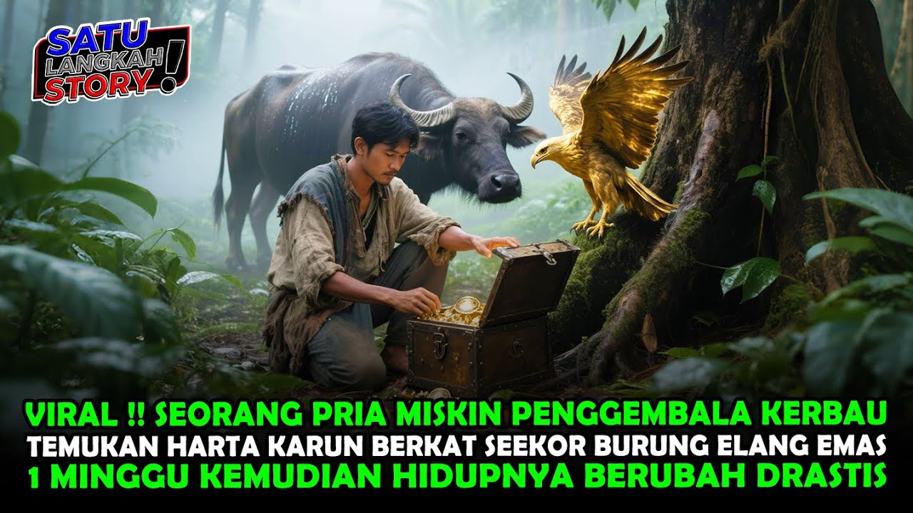 VIRAL !! PRIA PENGGEMBALA KERBAU TEMUKAN HARTA KARUN BERKAT SEEKOR BURUNG ELANG EMAS