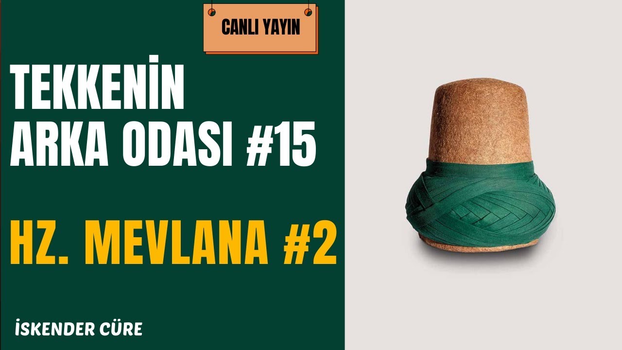 HZ. MEVLANA ve ŞEMS | TEKKENİN ARKA ODASI #15 | İSKENDER CÜRE #iskendercüre #tasavvuf #mevlana
