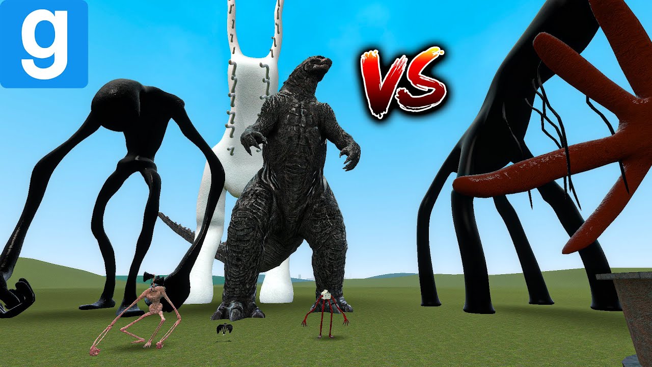 GODZILLA VS ALL TREVOR HENDERSON CREATURES - Garry's Mod Sandbox