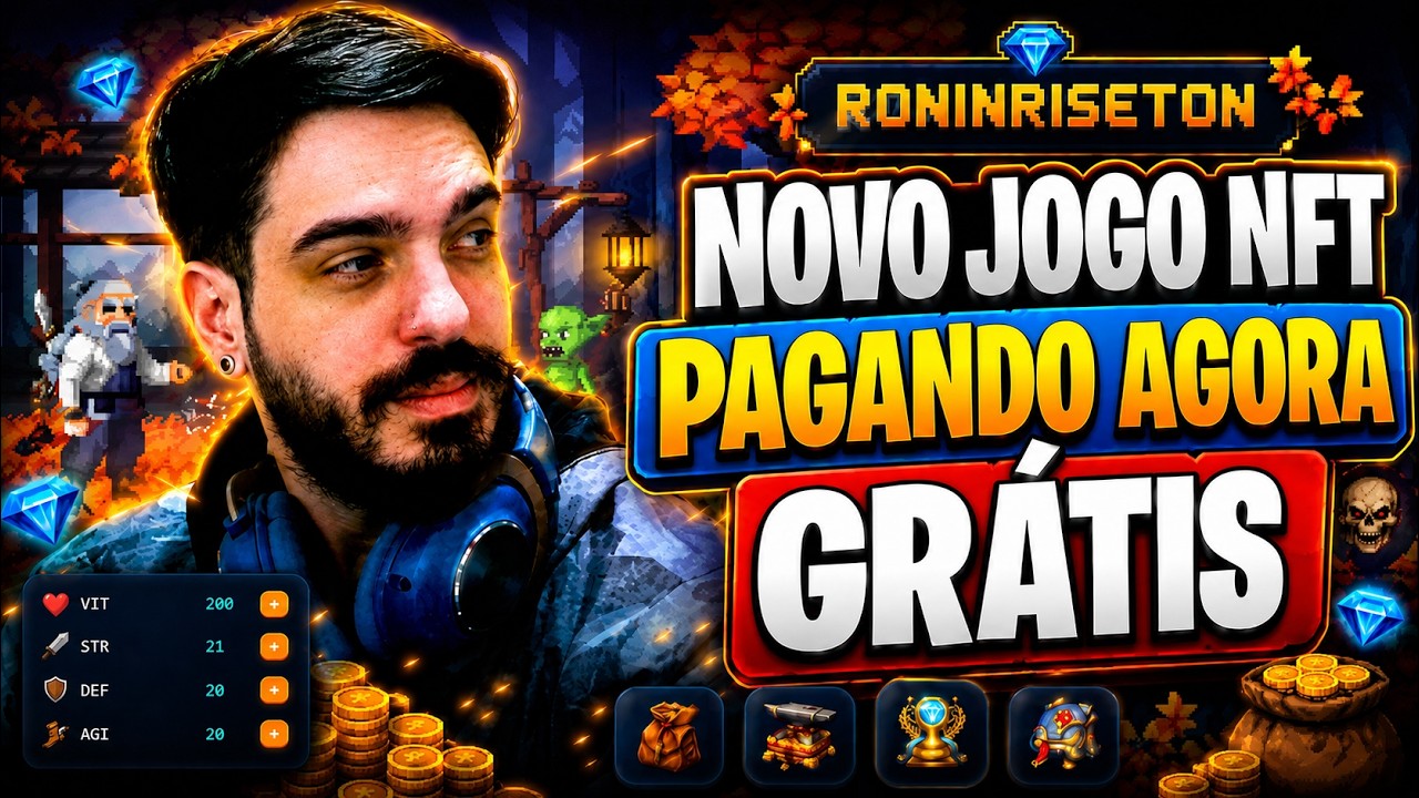 NOVO JOGO NFT PAGANDO AGORA! COMO JOGAR E GANHAR COM RONINRISETON
