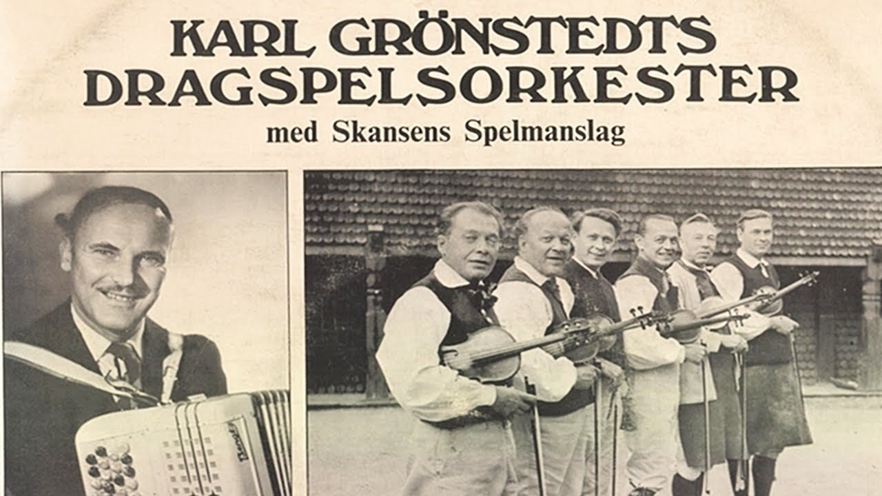 Karl Gr&ouml;nstedts Dragspelsorkester med Skansens Spelmanslag