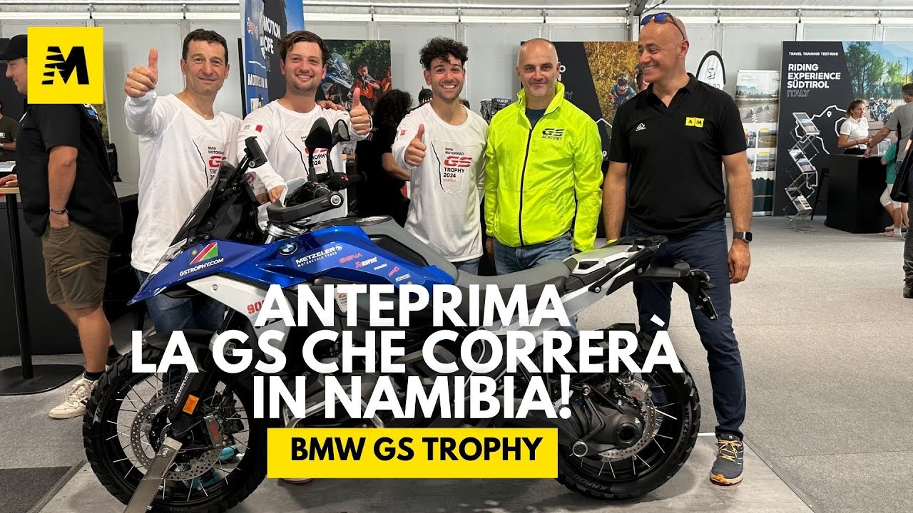 A Garmisch debutta la BMW R 1300 GS Trophy che correrà in Namibia col Team Italia!