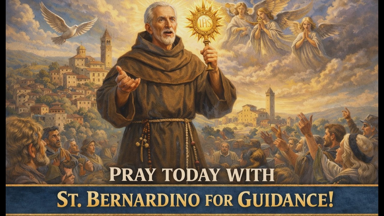 St. Bernardino of Siena Novena – Pray Today for Guidance & Charity!