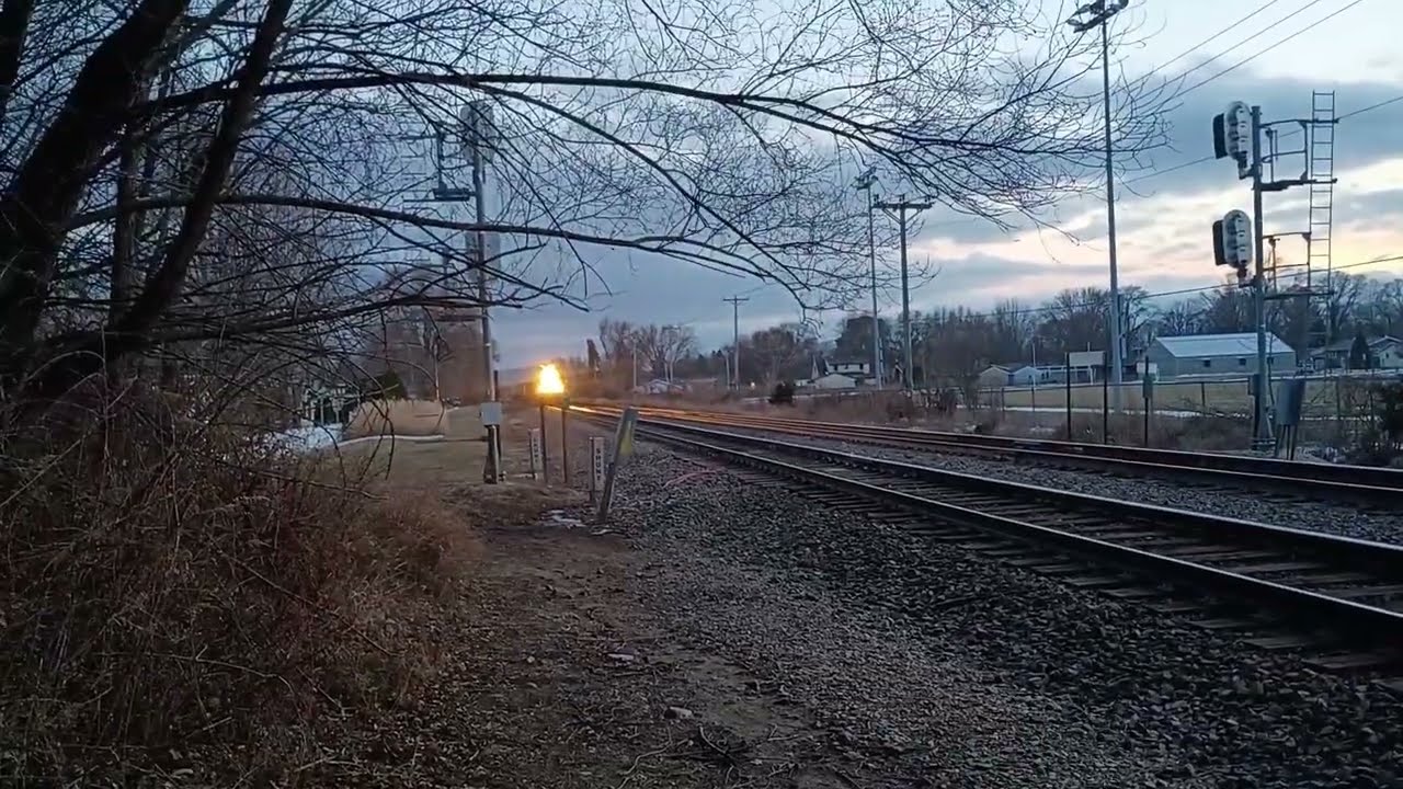 Trains of 2/10/2026: 2 Trains Under the Bridge in La Crosse WI.