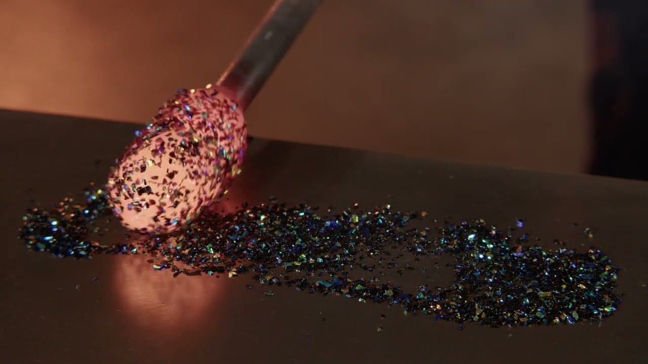 Black Dichroic Glass Process