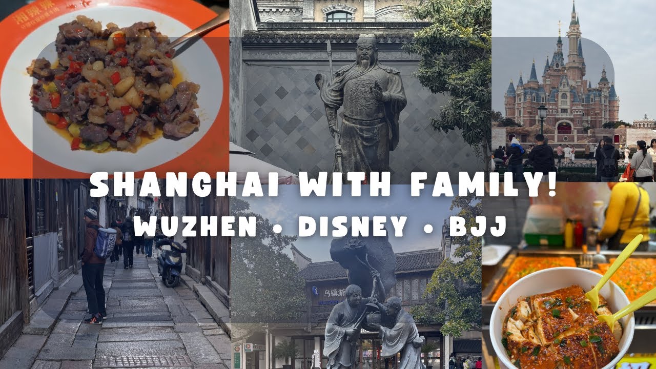 Family Trip to Shanghai 🇨🇳 Ancient Wuzhen, Disneyland & Training Again at Method MMA!