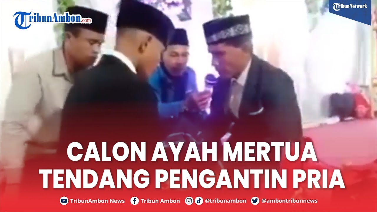Video Viral, Calon Ayah Mertua Layangkan Tendangan ke Pengantin Pria Saat Akad Nikah, Kadung Kesal