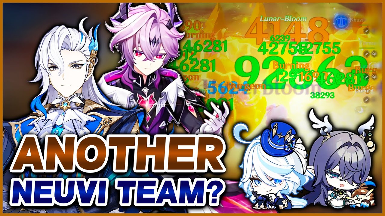 Another day, ANOTHER Neuvillette Team! Neuvillette Durin Burgeon Showcase | Genshin Impact