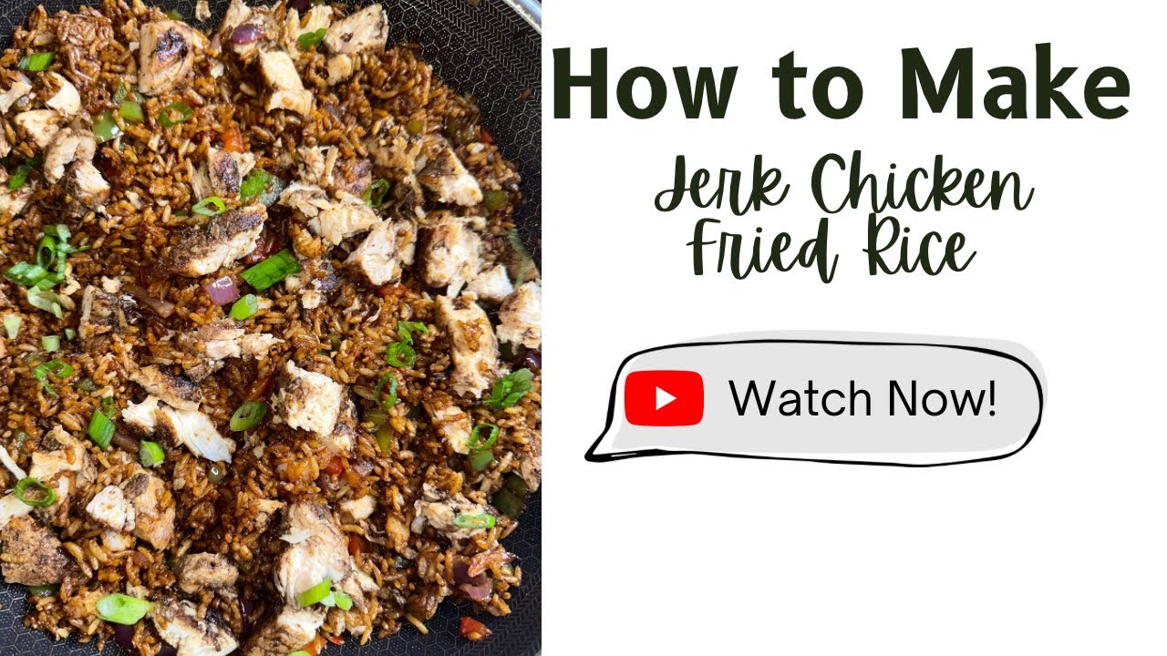 Jerk Chicken Fried Rice | EASY, 30 Minute Dinner