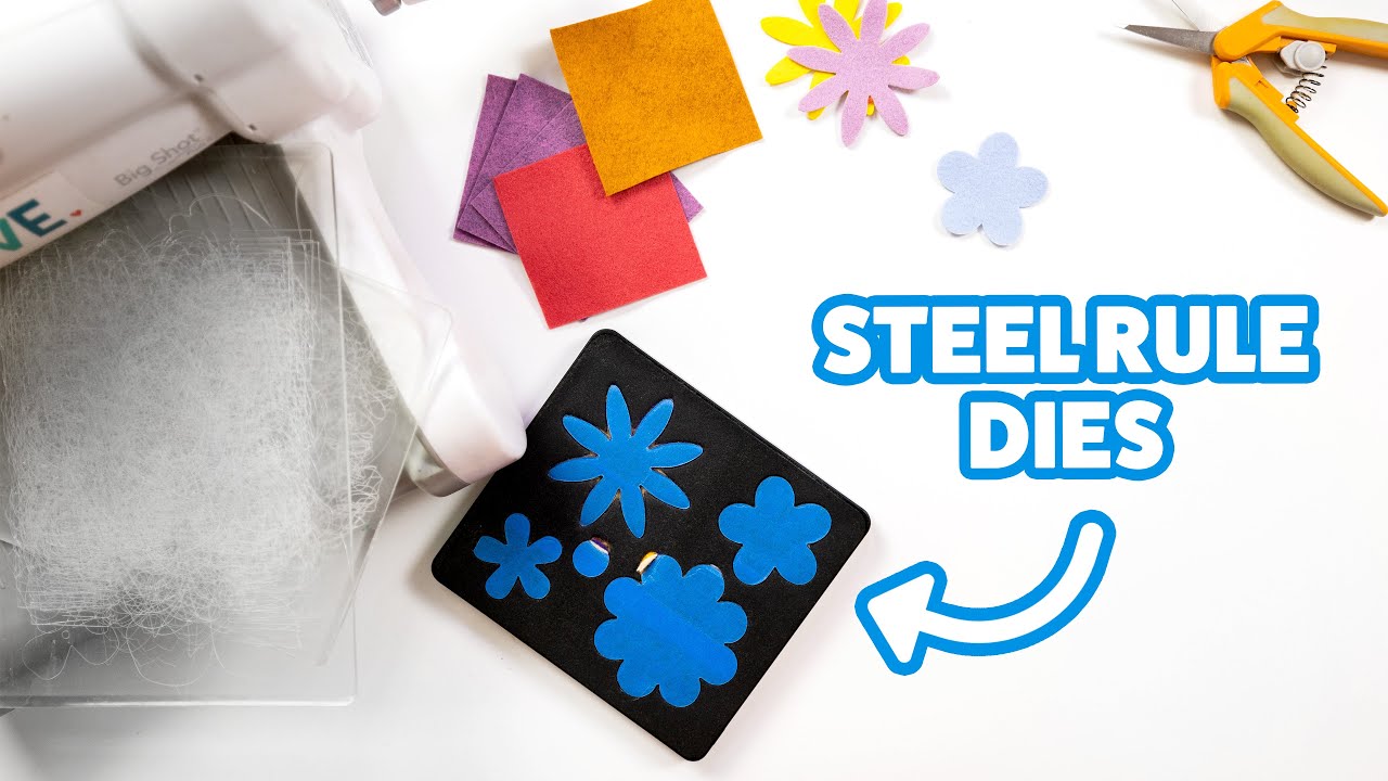 Как использовать вырубные штампы Bigz Steel Rule Dies на Sizzix | Учебное пособие по вырубным шта...
