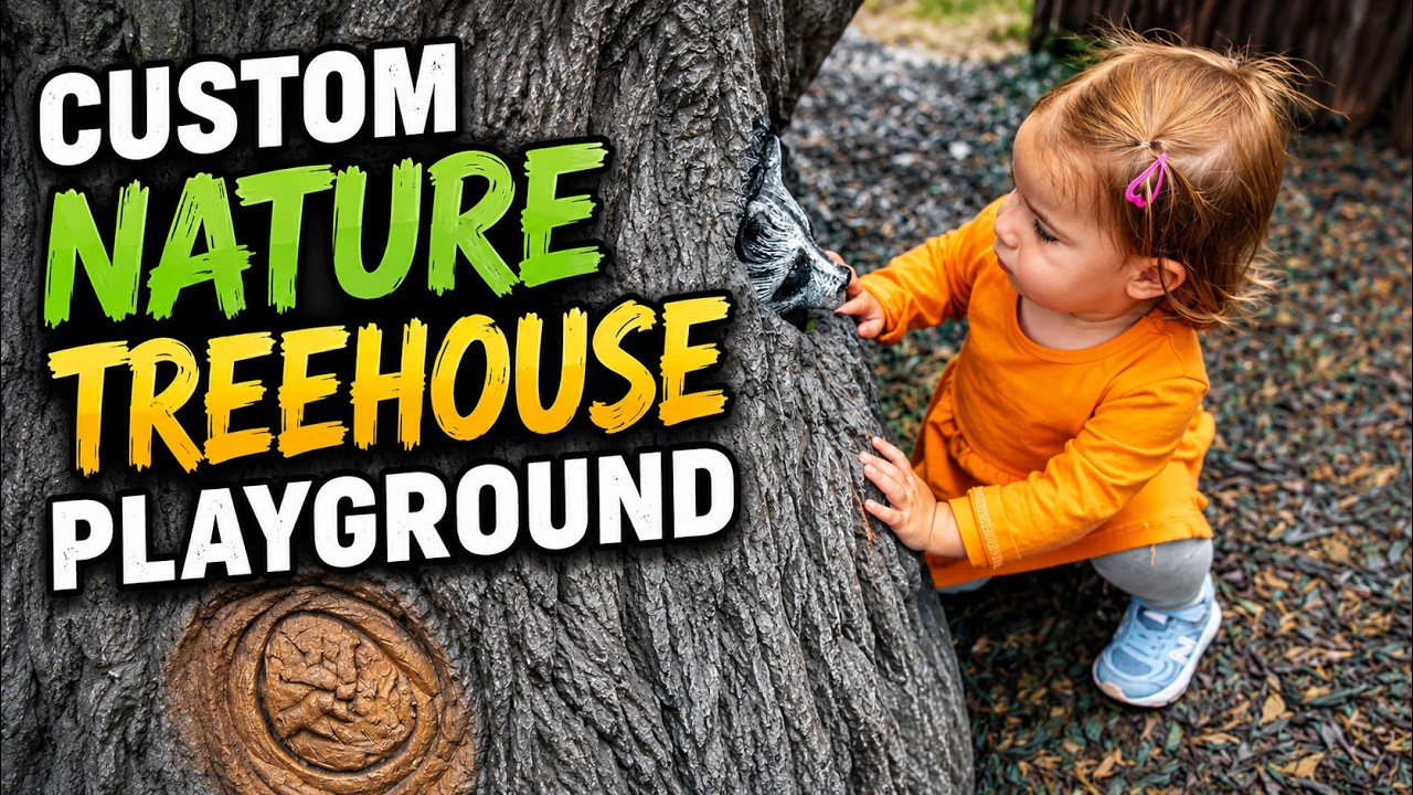 Custom Nature Playground with Treehouses | Design and Build | Playmore | Ft. Myers, FL
