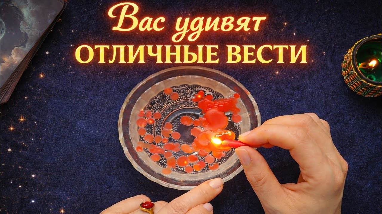❗️📨..Что вас удивит в грядущие дни..Отличные новости ❗️✨️предсказание на воске 🕯