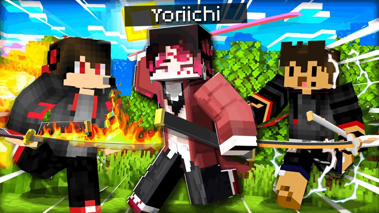 Meeting @FTTGaming In Minecraft Demon Slayer World #2...മലയാളം!!!!