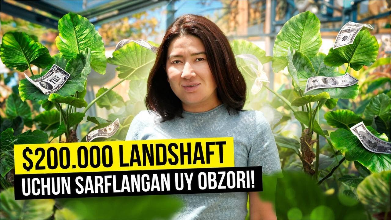 Landshaft uchun 200.000 $  sarflangan uy obzori!