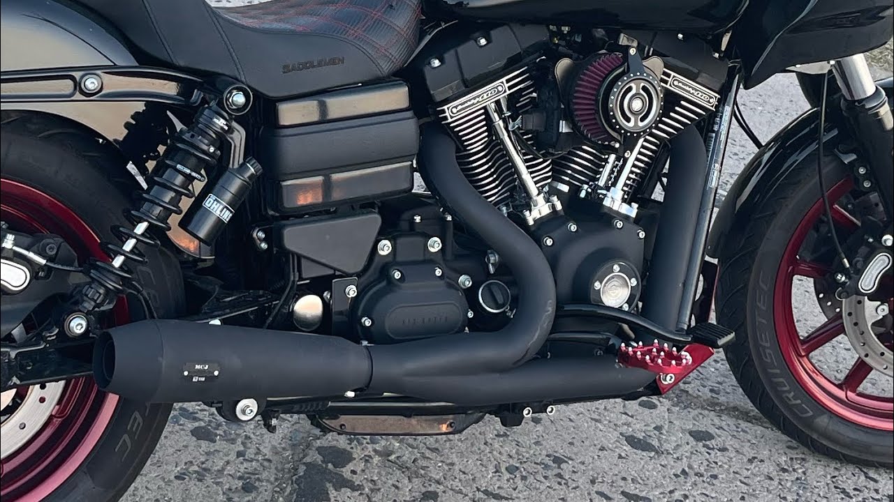 Sound Check MCJ 2 into 1 Exhaust, Dyna Low Rider s, FXDLS 2016