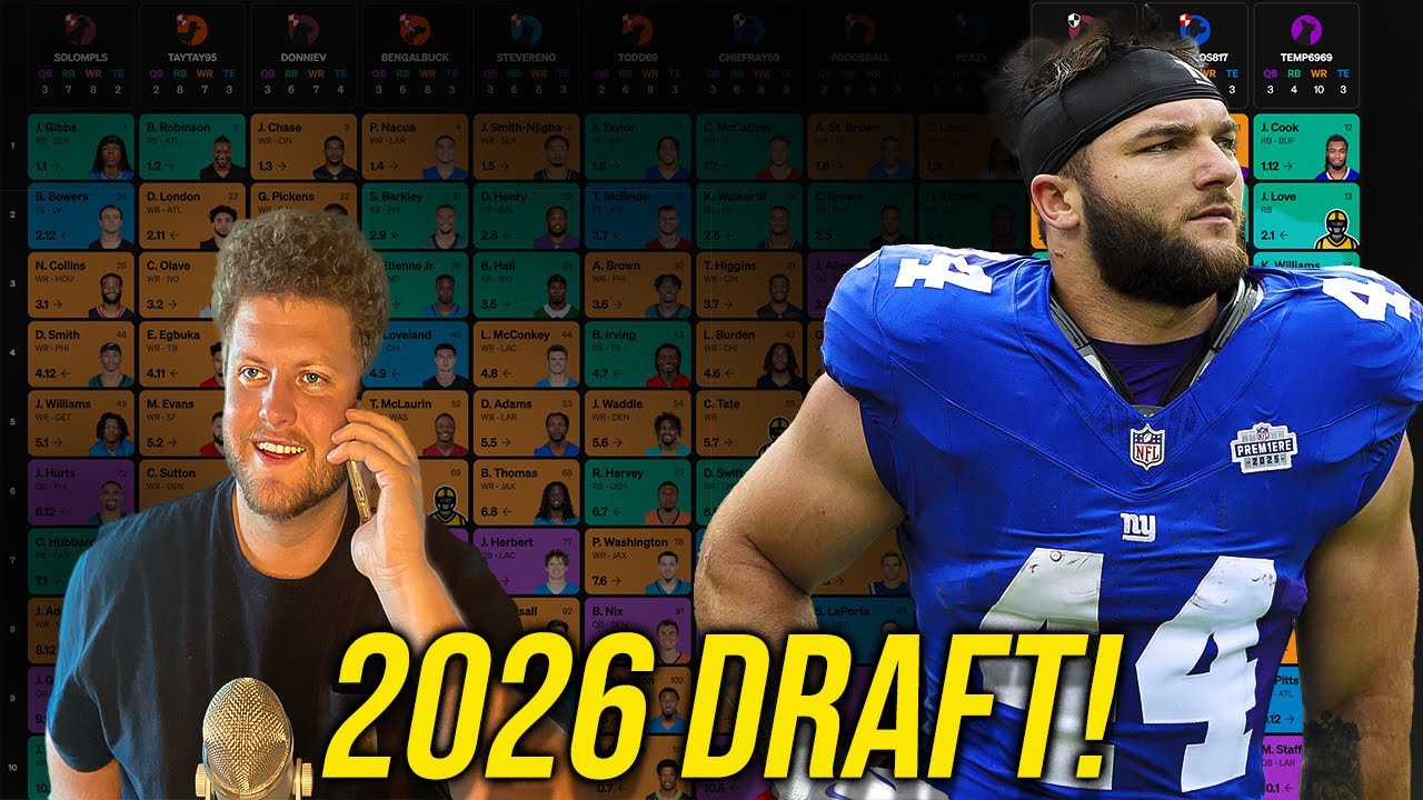 HUGE Money 2026 Fantasy Football Draft