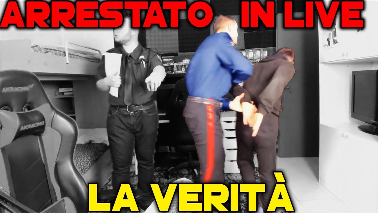 ECCO PERCHE' I CARABINIERI MI HANNO ARRESTATO IN LIVE...