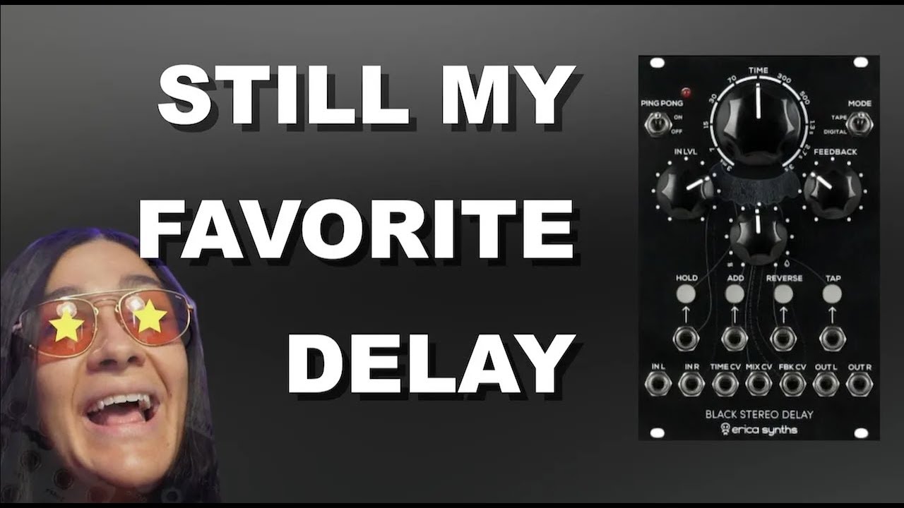 My Favorite Delay, Which Is Also a Looper, Sorta | Erica Synths Black Stereo Delay