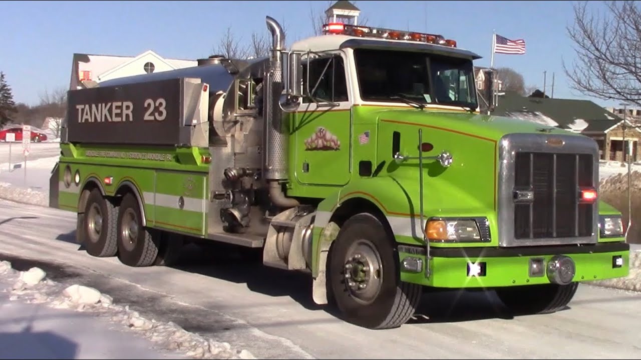 Avondale Fire Company Tanker 23 Responding 