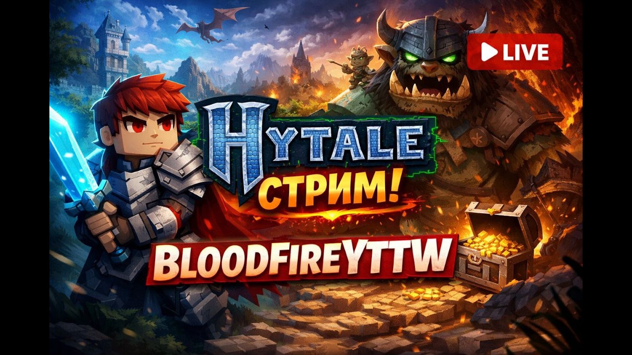 Стрим по Hytale