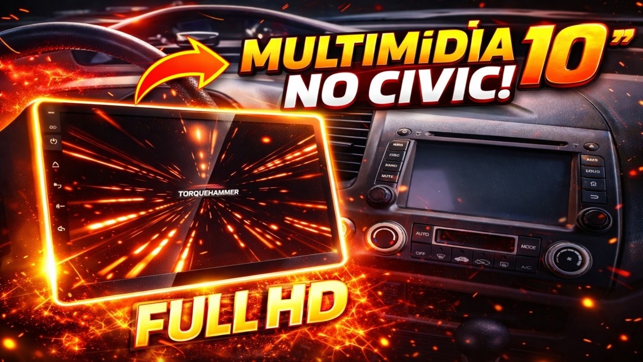 Multimídia ANDROID 10 POL da Marca TORQUEHAMMER! Me surpreendi com Resultado!!! Custo benefício!