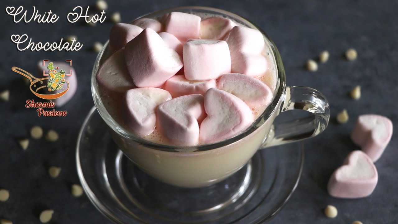 White hot chocolate recipe | 5 mins thick, creamy white hot chocolate