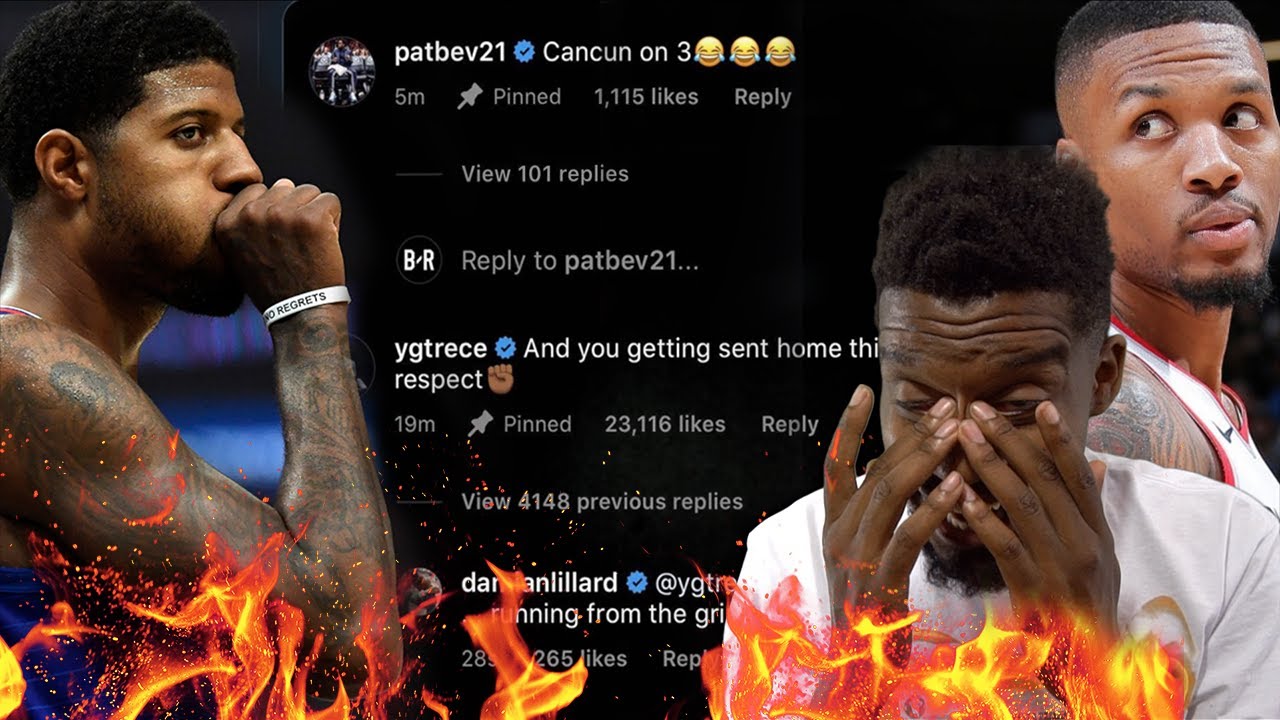 LILLARD vs PAUL GEORGE TALKIN CRAZY ON INSTAGRAM! Los Angeles Clippers vs Portland Trail Blazers