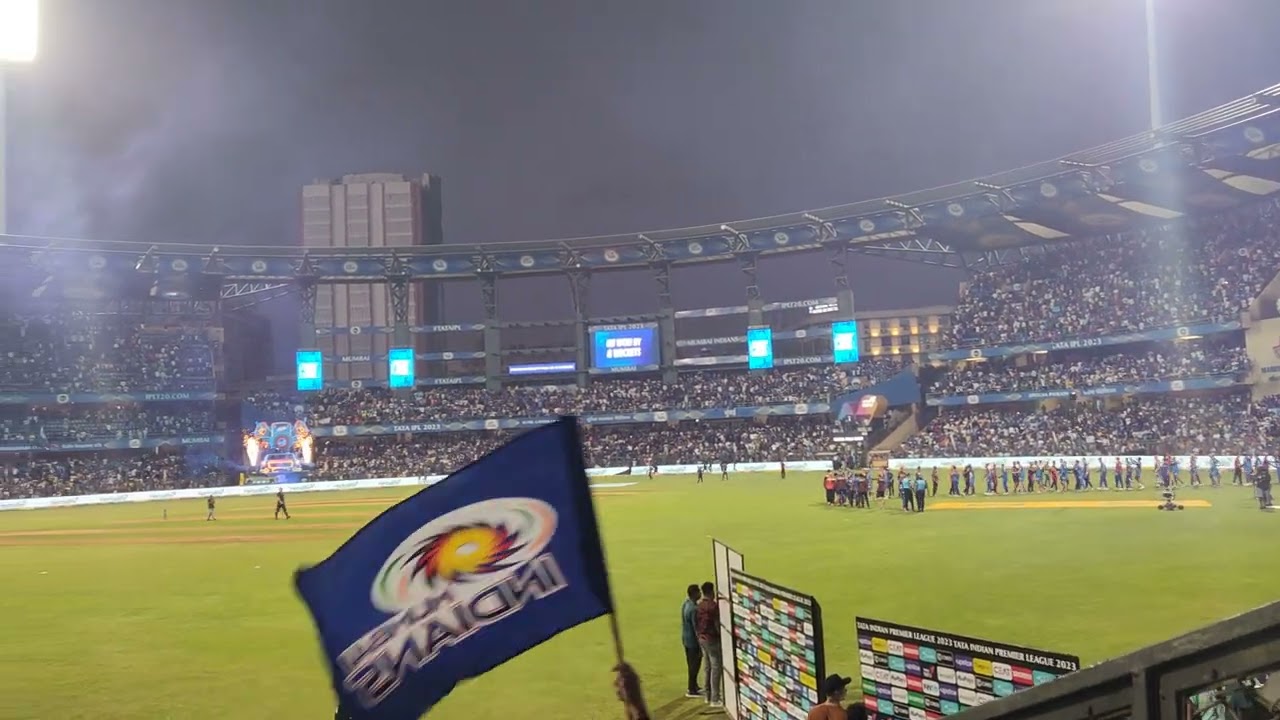 Mumbai Indians winning celebration at wankhede stadium | Mumbai vs Hyderabad ipl match | cricket🏏