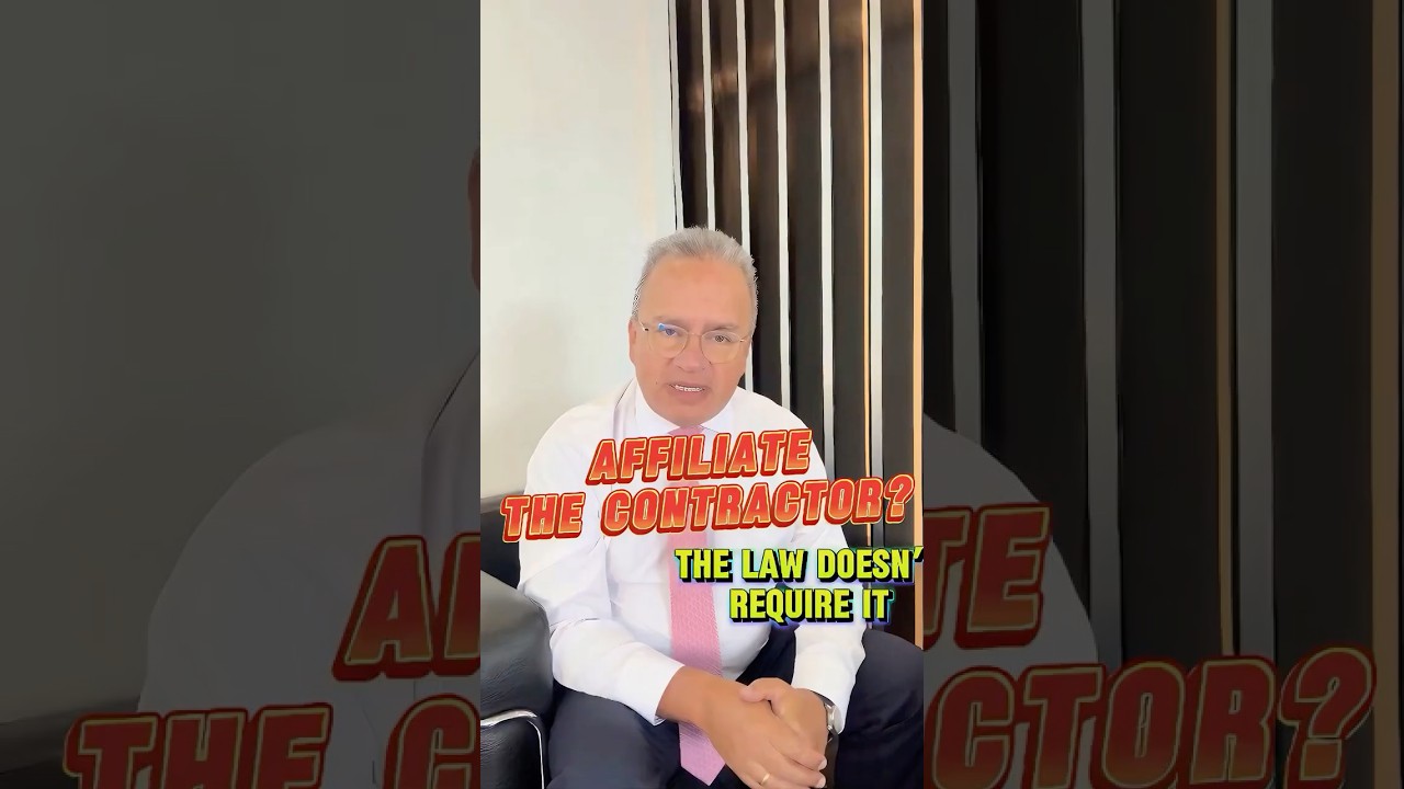 AFFILIATE THE CONTRACTOR?