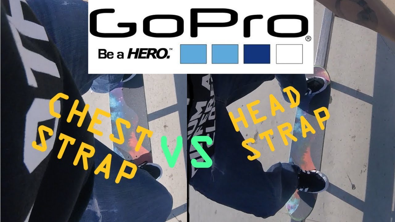 GOPRO CHEST STRAP vs HEAD STRAP (which angle is better?!)