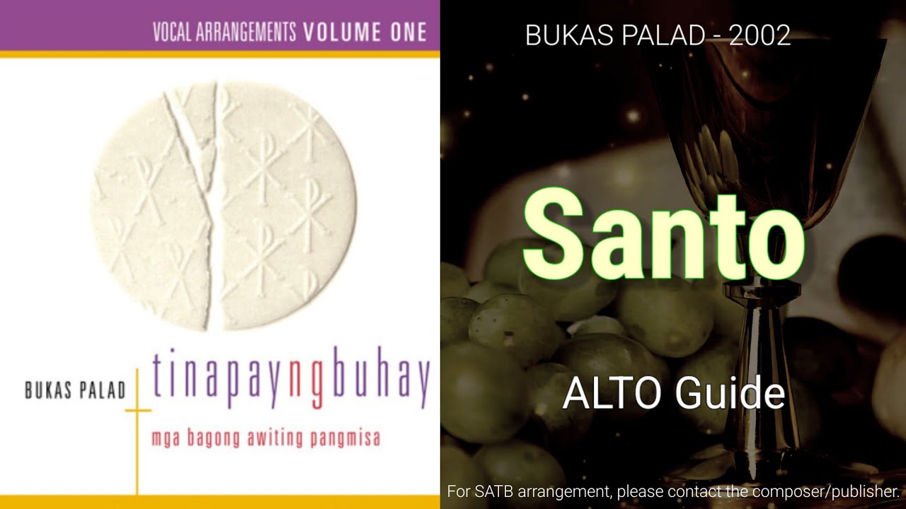 SANTO (Tinapay ng Buhay) Alto Vocal Guide