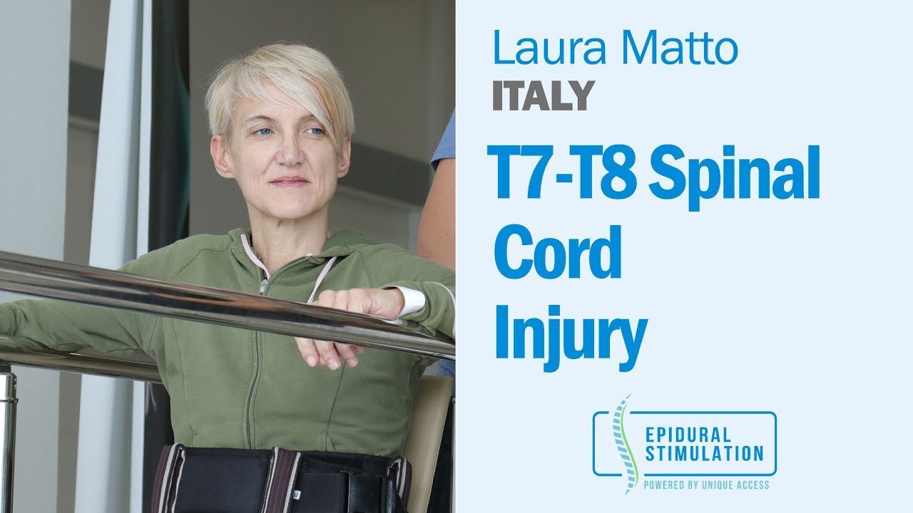 T7-T8 Spinal Cord Injury Patient Laura from Italy Receives Epidural Stimulation