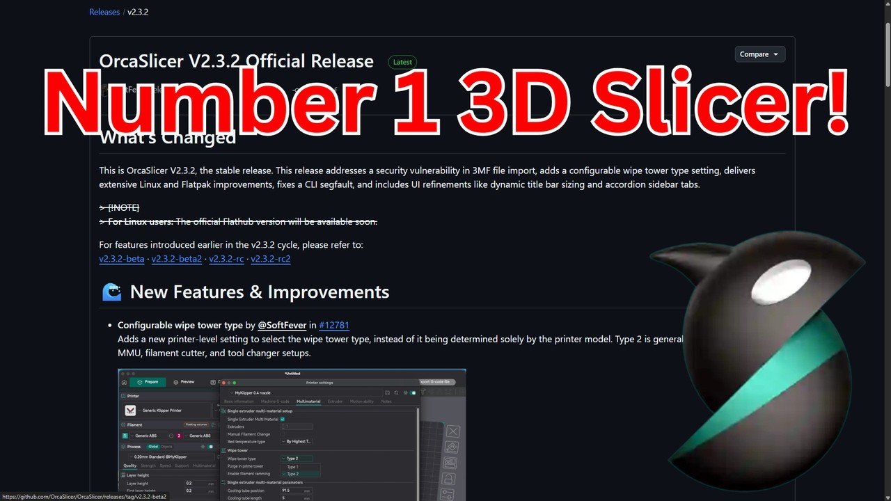 Официальный релиз Orcaslicer V2.3.2 | Новые возможности!