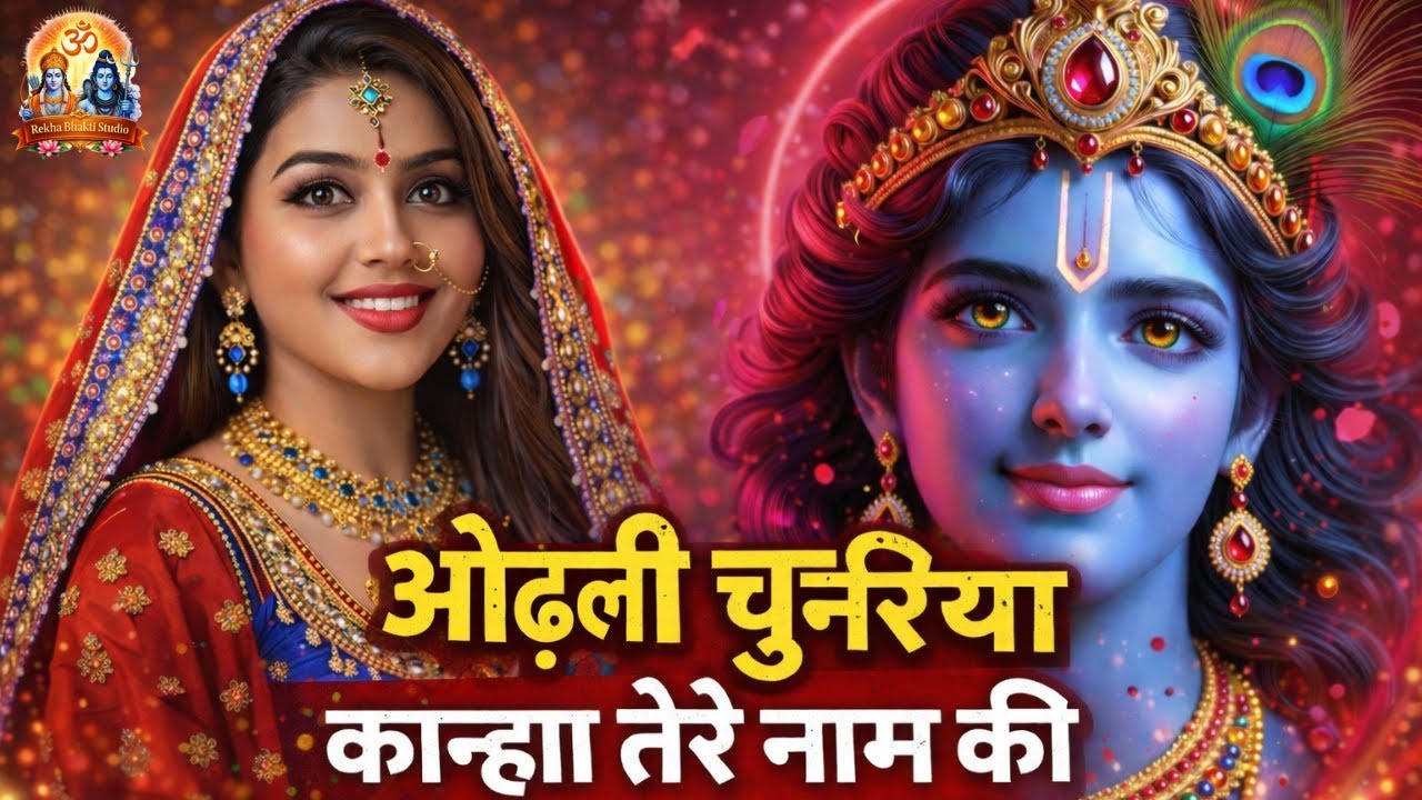 ओढ़ली चुनरिया कान्हा तेरे नाम की |Radha Krishna Bhajan | Happy Devotional Song | Rekha Bhakti Studio