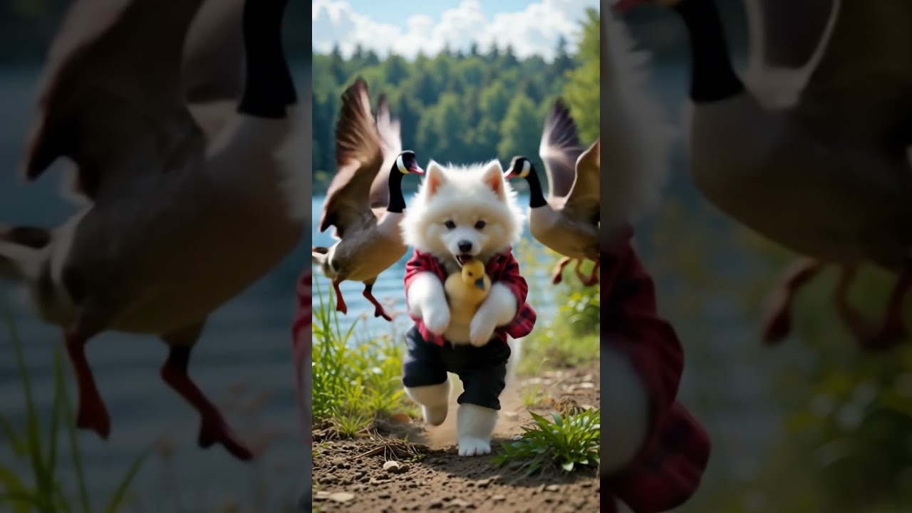 The Duck's Emotional Revenge Story.. #shortfilm #puppy #animation