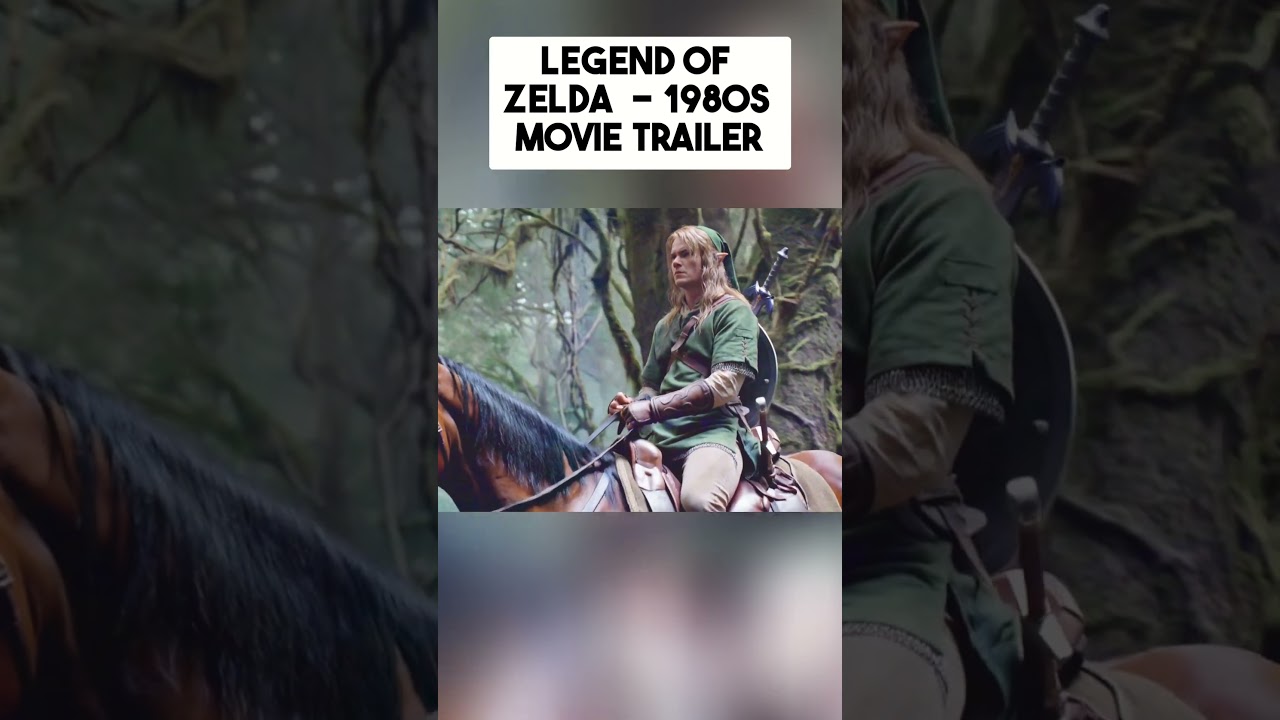 LEGEND OF ZELDA - 1980s Movie Casting Trailer #movies #retro #1980s #gaming