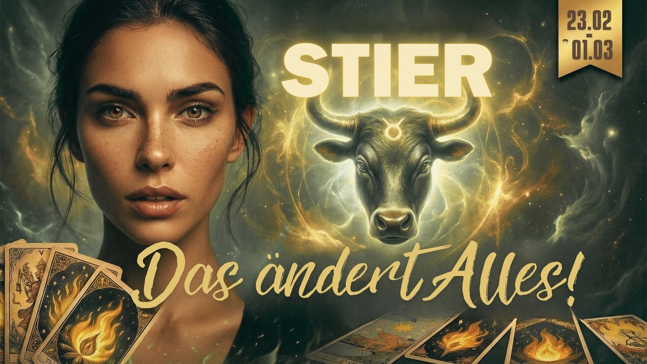STIER 23. FEB - 01. MÄRZ: DU TRITTST JETZT IN DEINE KRAFT! 🌿💪 [Wochenorakel, Tarot, Stärke]