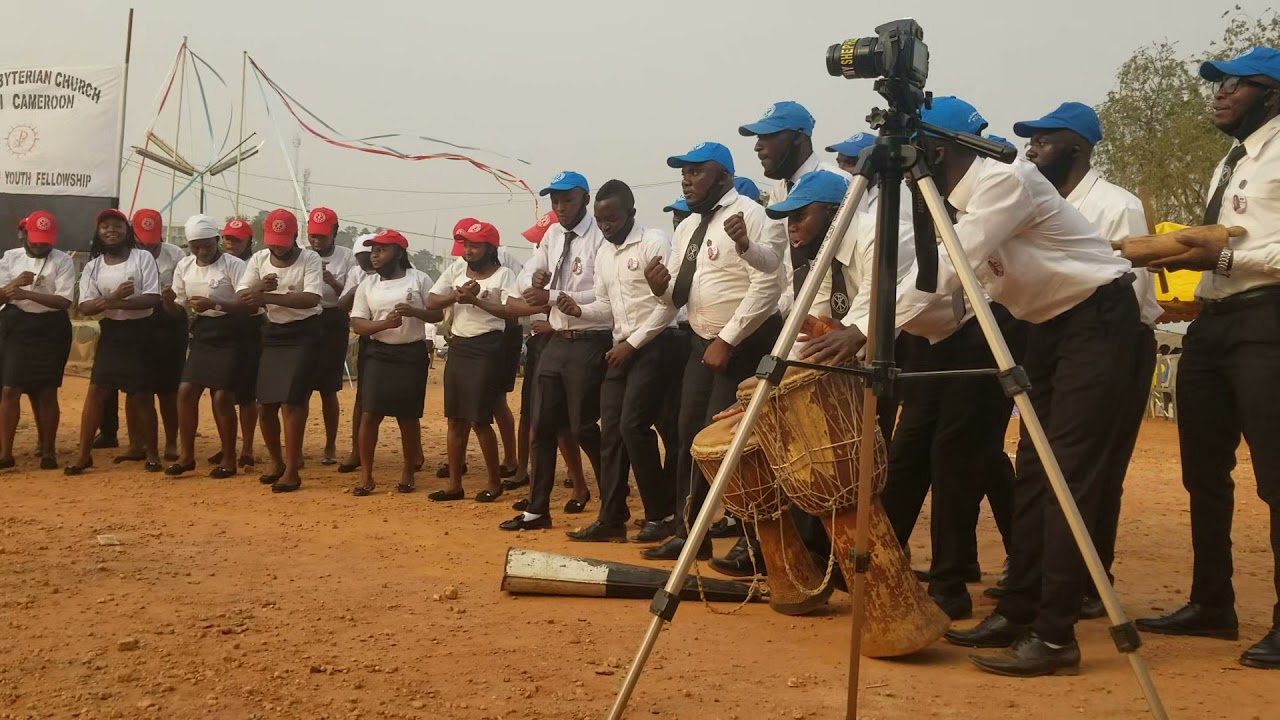 CYF NTAMULUNG THRILLING THE CROWD DURING THE LAST PRESBYTERY RALLY