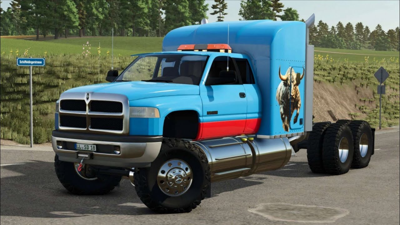 1999 Dodge Ram 7500 Extreme - FS25 Mods | Custom Truck with One Thousand Fifty HP Option