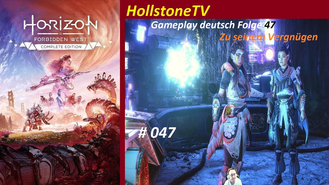 047 Horizon Forbidden West Gameplay deutsch Zu seinem Vergnügen Opa Mario zockt