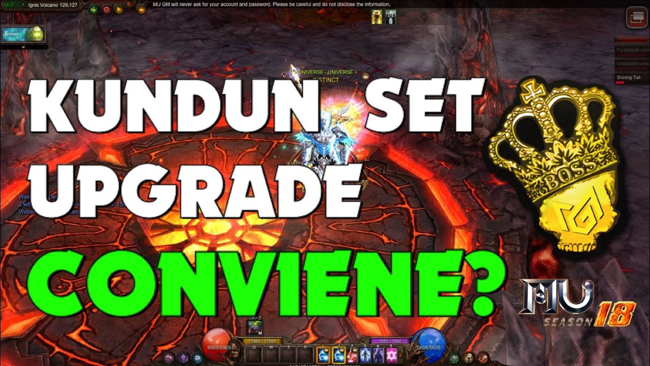 ⚡️Subimos el Set del Engreído 😱 Kundun 😱 MuOnline Webzen S18 ⚡️