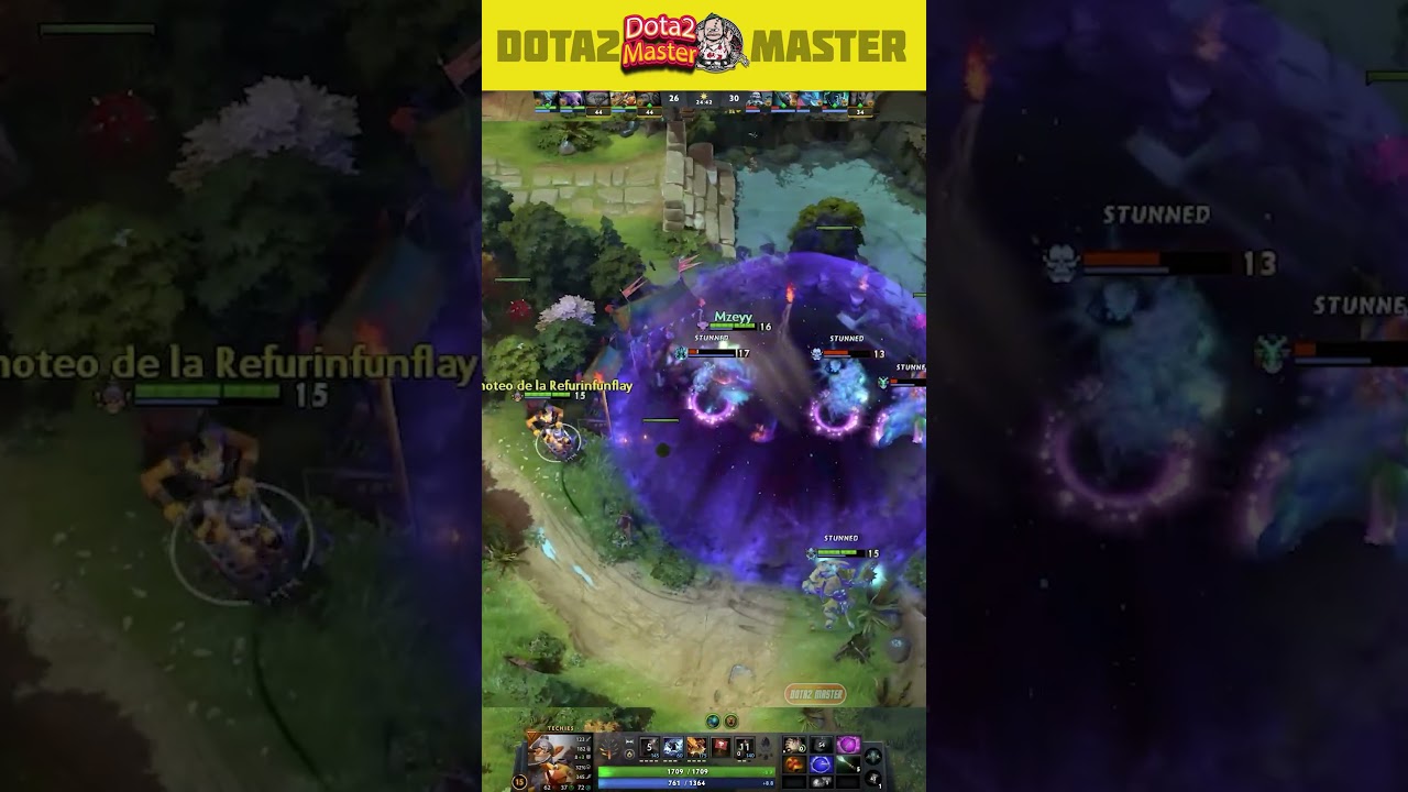 😜 Dota 2's Most Wanted: Techies' Bombs of Doom!  #techie #dota2 #shorts