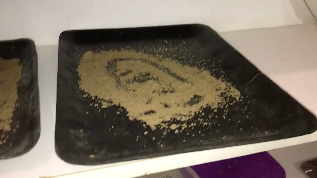 Hash of the 70 and 25 micron bags of lavender