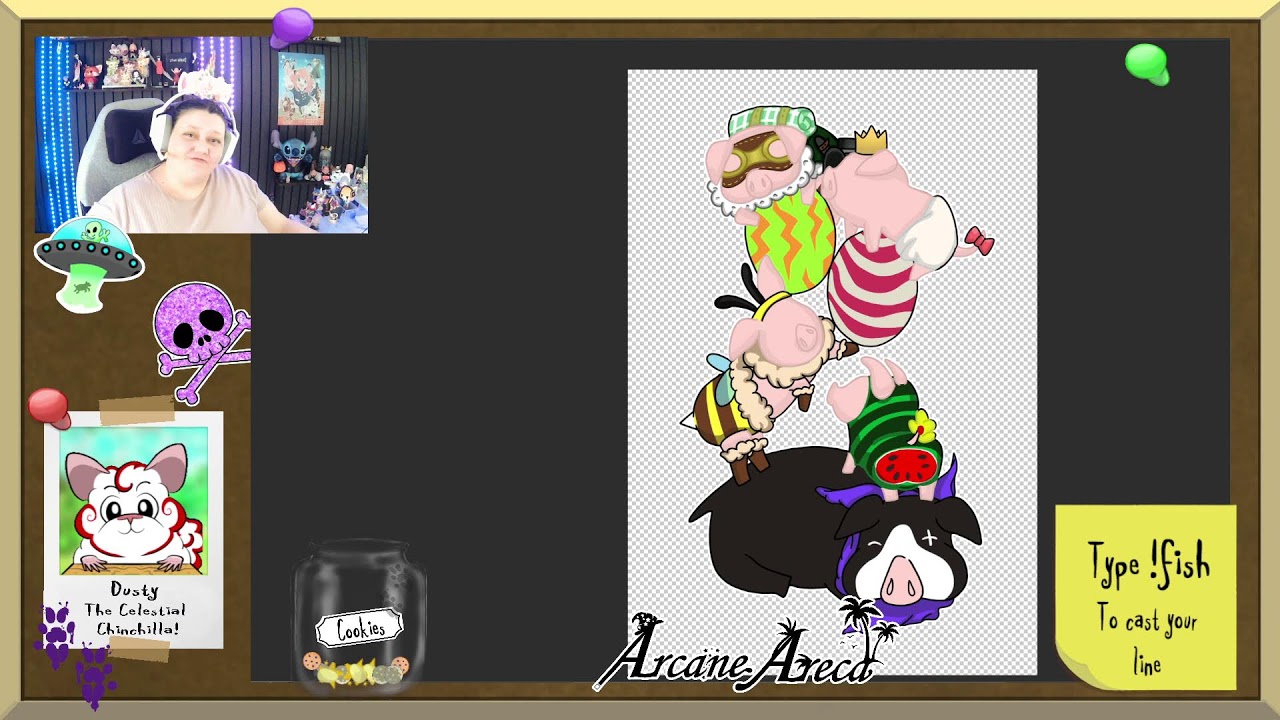 Poogie Tattoo for my love of Monster Hunter! 🖌️🎨 Subscriber-Doodle-Gift