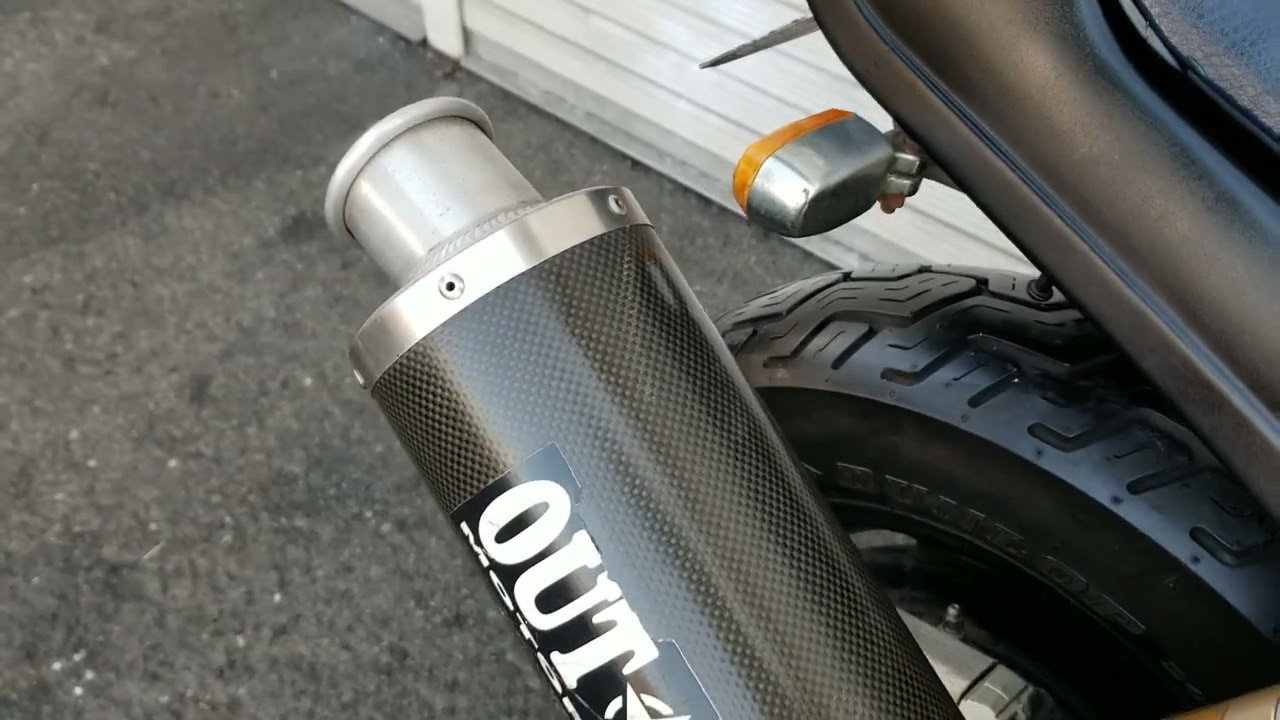 2AK　FZX750　カーボンサイレンサーサウンド