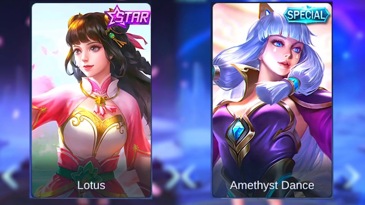 Guinevere Amethyst Dance Special Skin VS Lotus Starlight Skin Mobile Legends:Bang Bang